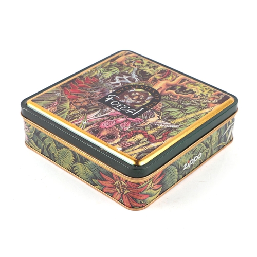 561 - A 1995 Zippo limited edition Mysteries of the forest four lighter box set.