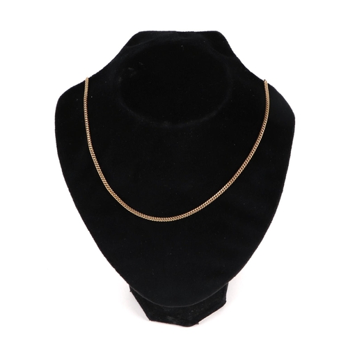 783 - A 14ct gold rope twist necklace, 20g, approx 70cms long.