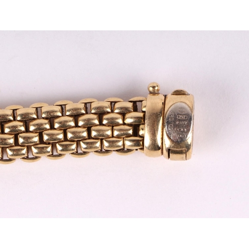 787 - An Italian 18ct yellow gold rope twist bracelet by Fope, approx 18cms long, 30g.