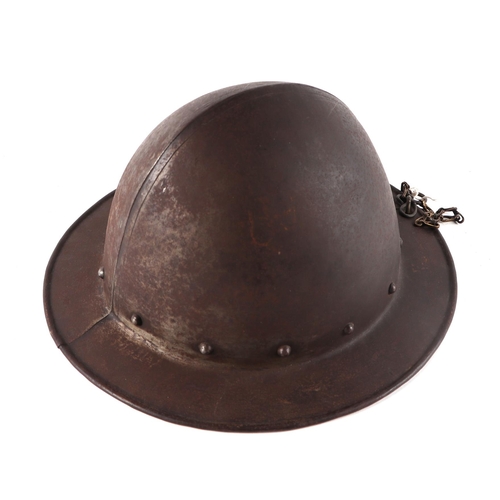 93 - A Victorian copy of a Caboset Conquistador steel helmet.