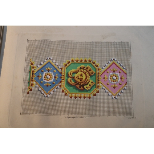 53 - A Victorian cross stitch pattern album.