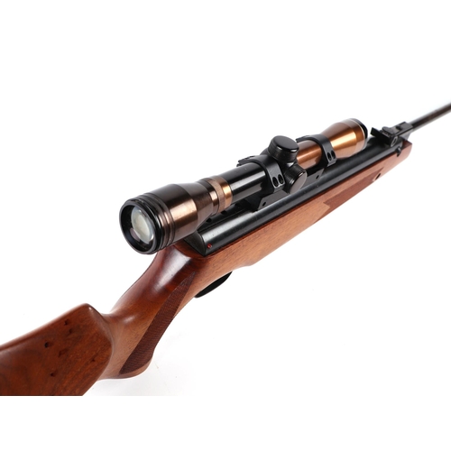 109 - A Weihrauch HW80 .22 air rifle with telescopic sights.