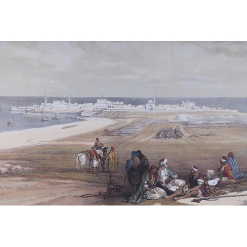 204 - After David Roberts RA RBA (1796-1864) - five coloured lithograph prints from the Holy Lands series ... 