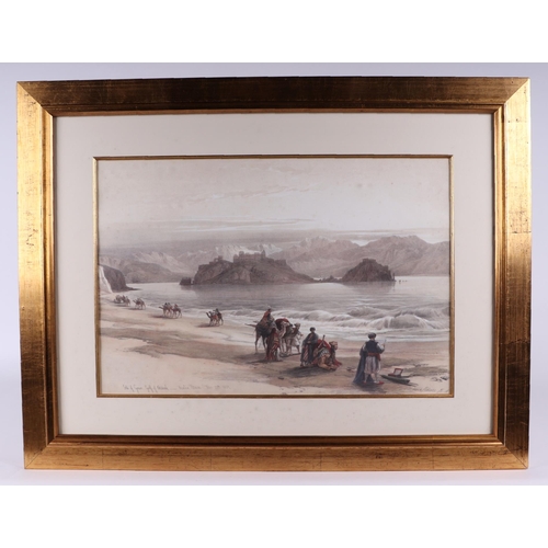 204 - After David Roberts RA RBA (1796-1864) - five coloured lithograph prints from the Holy Lands series ... 