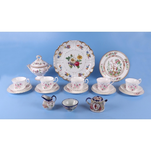 300 - A Coalport My Fair Lady pattern part dinner and tea service,  together with Anchor China Indian Tree... 