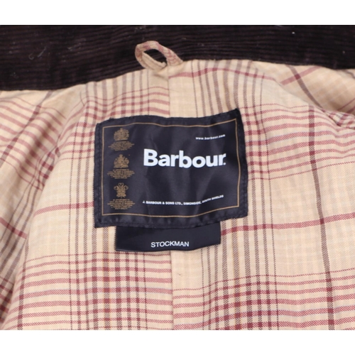 328 - A Barbour stockman's coat and other Barbour's.