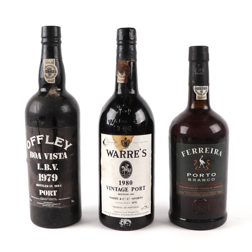 426 - Six bottles of Port to include Porto St Claire, Warre's 1980, Ferreira Porto Brenco and Fonseca's 19... 