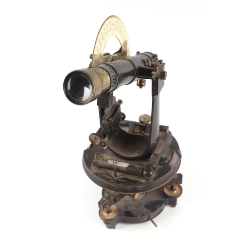 443 - A Stanley of London theodolite, numbered 93165.