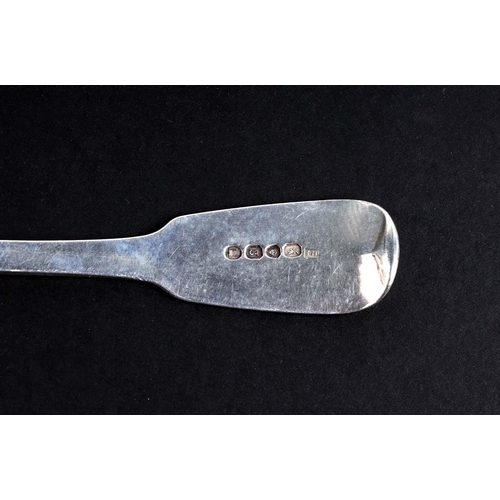 512 - Four 19th century silver tablespoons, various dates and makers marks, 300g.