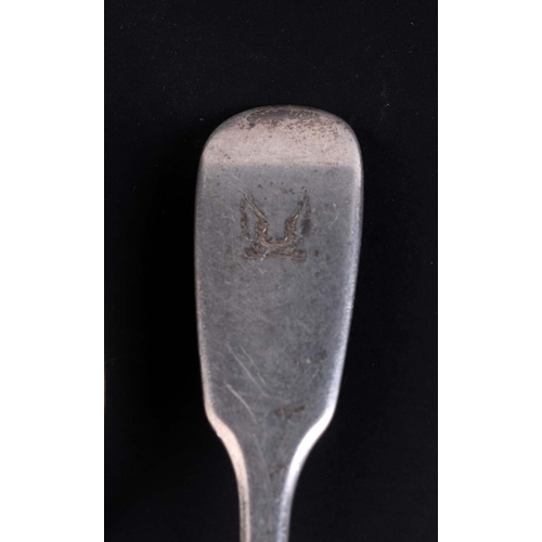 516 - A group of Georgian and Victorian desert spoons, various dates and makers marks, 584g.