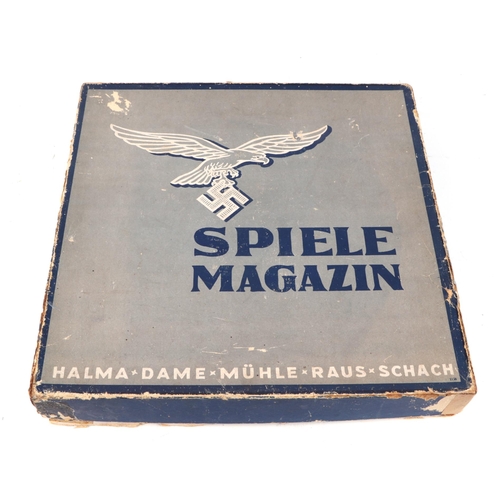 99 - An original 1940's box set of Nazi German made family board games compendium.