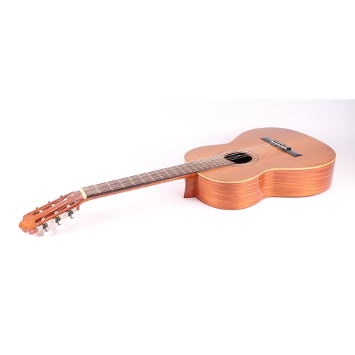 346 - A Goya model 4 Spanish acoustic guitar, in a soft carry case.