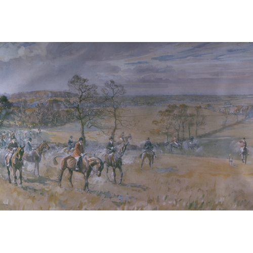 228 - After Lionel Edwards - The Blackmore Vale - coloured print, signed in pencil to the margin, 52 by 38... 