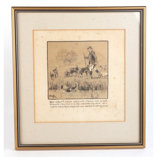 175 - Charles Johnson Payne (Snaffles) - a group of prints, two signed in pencil to the margin, the larges... 