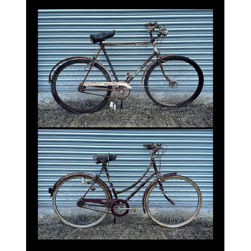 41 - Two vintage bicycles - The Trent Tourist and a Raleigh, for display purposes only (2).