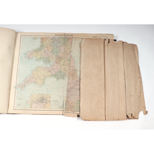 46 - A late 19th century J. Bartholomew World Atlas published by George Philip & Son, London & Liverpool,... 