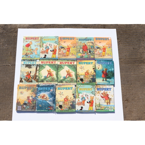 52 - A large quantity of Rupert the Bear annuals.