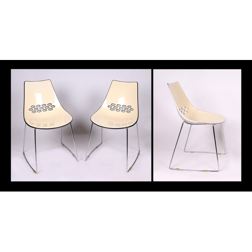 860 - A set of four Italian design Calligaris Connubia Jam dining chairs (4).