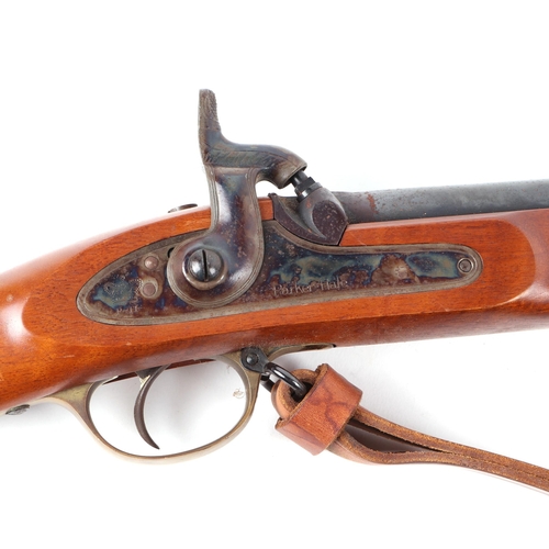 120 - A percussion musket (an inert copy), British Army Enfield riffle, no visible serial number, made by ... 