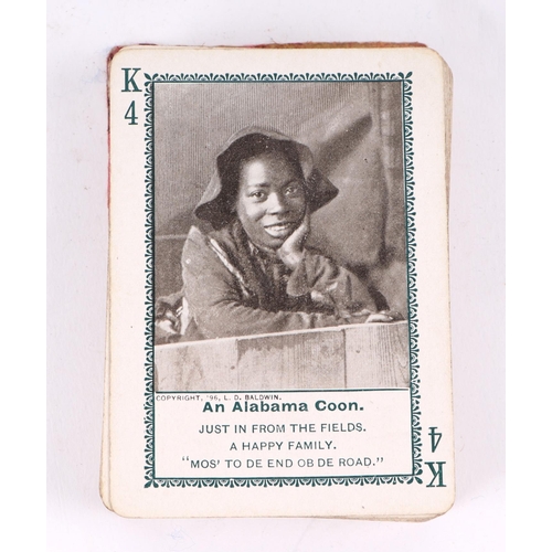 354 - A 19th century American playing card game 