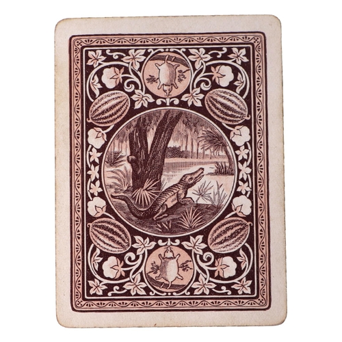 354 - A 19th century American playing card game 