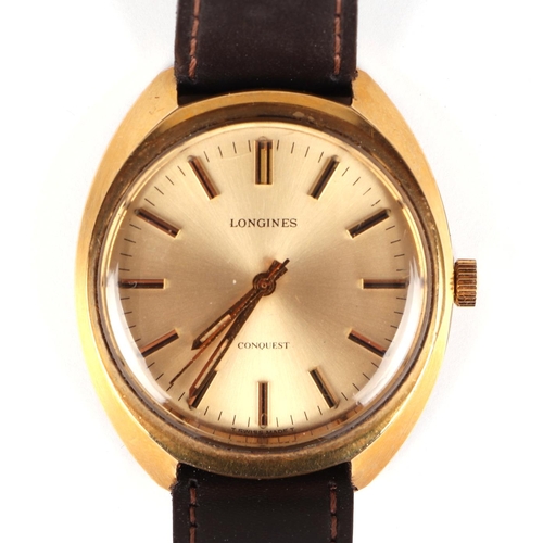 469 - A 1970s gentleman's Longines Conquest wrist watch, numbered 17222670, in original box.