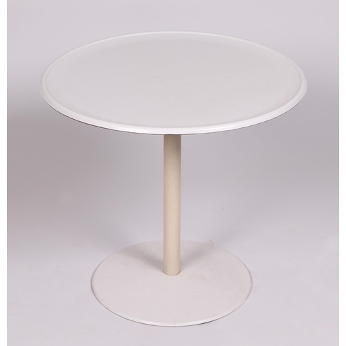 808 - A mid century Alan Turville design Melamine side table, 50cm diameter.