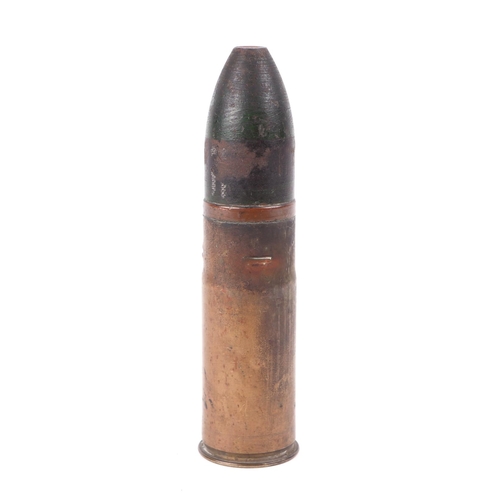 95 - A WWI inert German artillery shell. Date stamp to the base: JULI 1918. Overall height 17cms (6.75ins... 