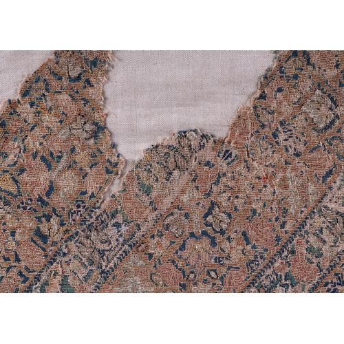 128 - A George IV sampler with verse and figures within a meandering boarder, by Grace Routh (March 11th 1... 