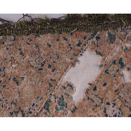 128 - A George IV sampler with verse and figures within a meandering boarder, by Grace Routh (March 11th 1... 