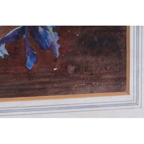 154 - Early 20th century English school - Still Life of Flowers in a Vase - watercolour, indistinctly sign... 
