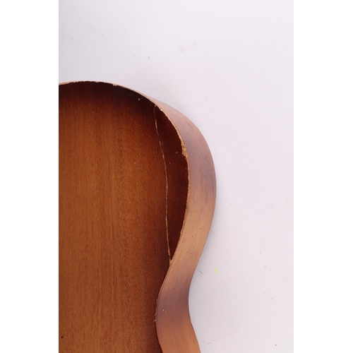 378 - A Swanee banjo ukulele, cased, 53cm long, with modern guitar shaped ukulele (2).