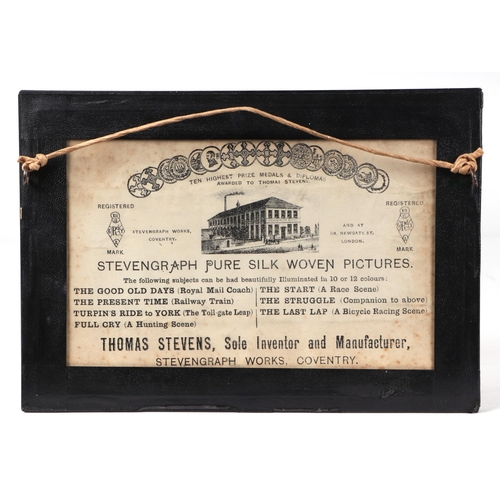 406 - A Victorian Stevengraph, 