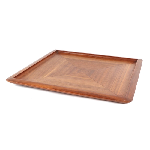 417 - A mid-20th century Danish design square tray, 47cm wide.