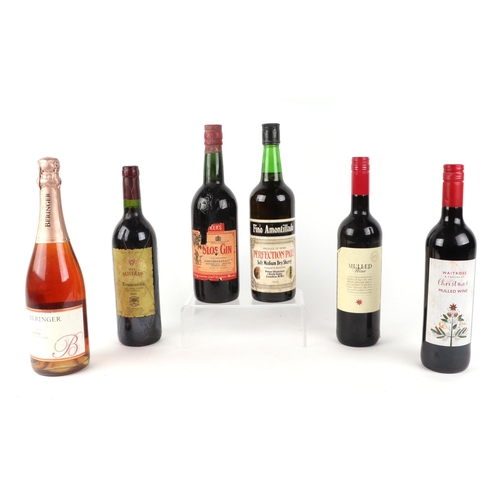 477 - A quantity of assorted fortified wines and spirits to include Taylors First State Reserve Port, Chât... 