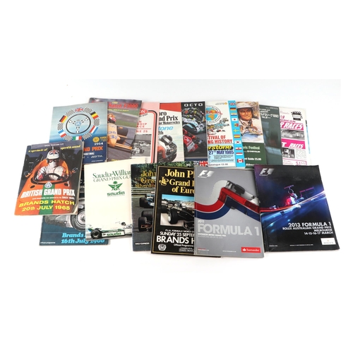 59 - A good selection of motorsport programs, from the 1960/70/80s, including 1966 RSA British Grand Prix... 