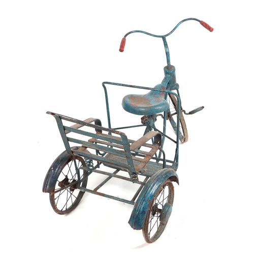 371 - A Burmese tubular steel child's tricycle.