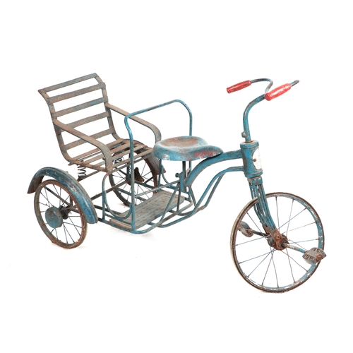 371 - A Burmese tubular steel child's tricycle.