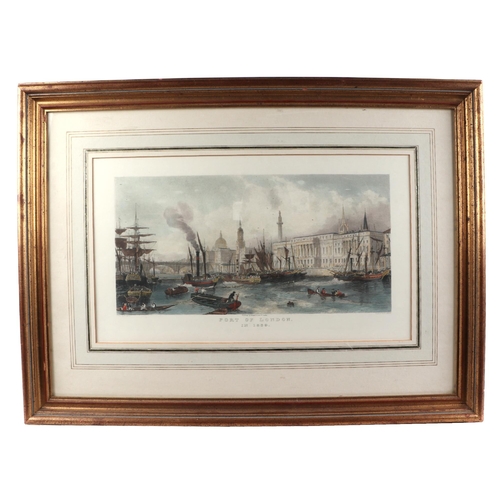 102 - Thomas Abiel Prior (British 1809-1886) - Portsmouth Harbour & Dockyard in 1853 - a 19th century hand... 