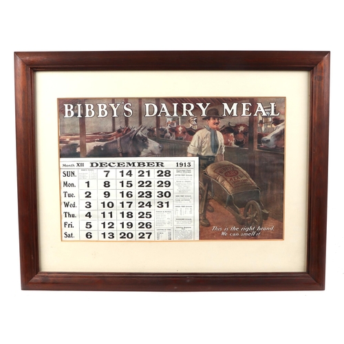 137 - A group Bibby's Agricultural Feed facsimile prints depicting pictorial advertising calendar months (... 