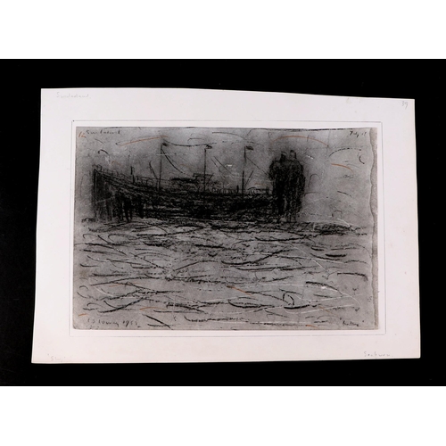 147 - In the manner of L S Lowry (1887-1976), a group of pencil drawings bearing the L S Lowry signature a... 