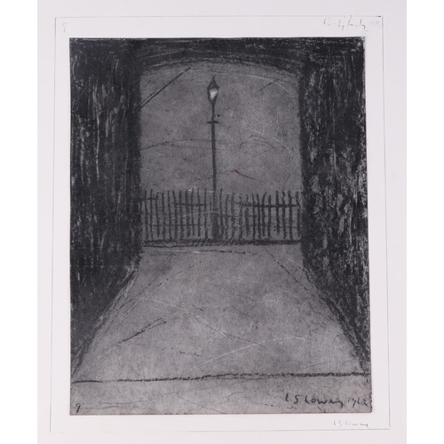 147 - In the manner of L S Lowry (1887-1976), a group of pencil drawings bearing the L S Lowry signature a... 