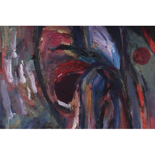 160 - Attributed to W Lampl (20th century school) - Abstract Study - oil on canvas, unframed, 40 by 51cms.