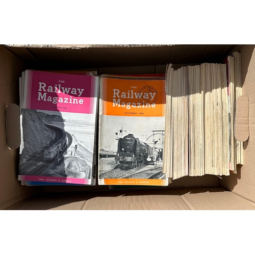 24 - A large quantity of The Railway Magazine from the 1930's, 1940's 1950's and 1960's, and other relate... 