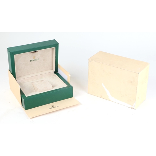 352 - A vintage Rolex wristwatch box with original cardboard outer.