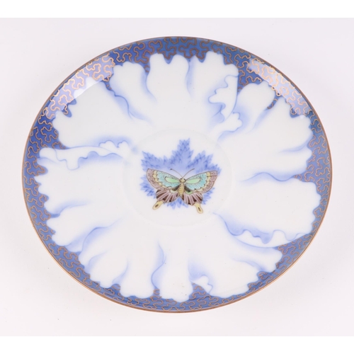 526 - A group of Chinese and Japanese blue & white ceramics to include saucer dishes, cup & saucer and a s... 