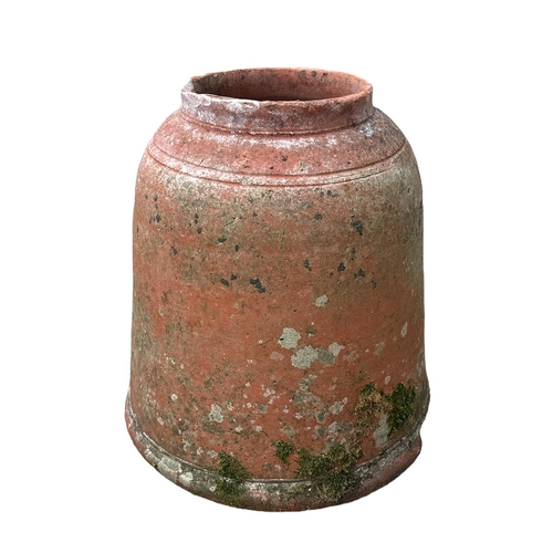 11 - A well weathered terracotta rhubarb forcer, approx 42cms high.