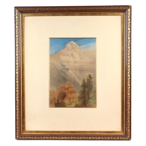 121 - Elijah Walton (1832-1880) - The North Eiger - chromolithograph, William Innes label to verso, 16 by ... 