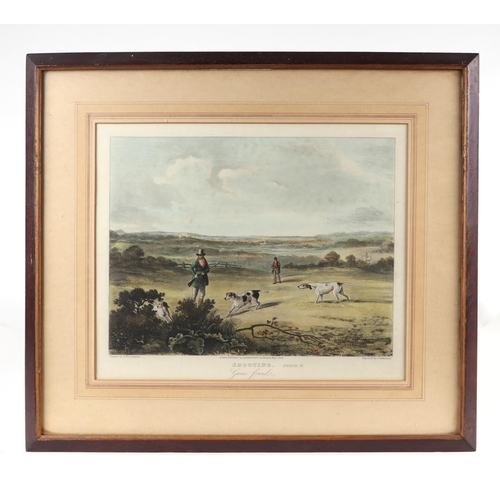 247 - After D Wolstenholme - a group of three coloured hunting prints, published by R Ackermann, 1823, all... 