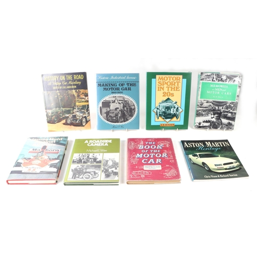 25 - A group of assorted Motoring volumes to include Richards (Robin) Speed and a Microphone; Whyte (Andr... 